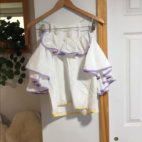 $432 Anna October frill cotton top - Picture 5 of 8